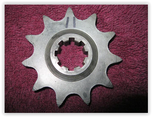 1974-1979 Husqvarna 11T COUNTER SHAFT SPROCKET 11 Tooth, 8 Spline 16-12-471-02